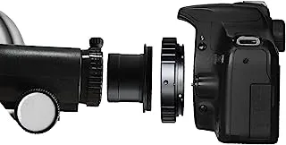Gosky Metal 1.25 '' Telescope Camera T-Adapter and Nikon T2 T-Ring Adapter for Nikon Dslr Slr (يناسب نيكون D90 ، D80 ، D70 ، D60 ، D50 ، D40X ، D40 ، D800 ، D700 وجميع كاميرات نيكون SLR
