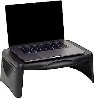 Mind Reader Lap Desk/Laptop Stand, Bed Tray, Folding Legs, Portable, Dorm, Plastic, 18.75