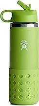 Hydro Flask 20 oz Kids Wide Mouth Straw Lid and Boot Seagrass