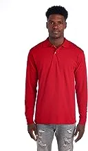 Jerzees mens Spot Shield Long Sleeve Polo Sport Shirt Polo Shirt (pack of 1)