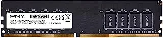 أداء PNY 8GB DDR4 DRAM 3200MHz (PC4-25600) CL22 (متوافق مع 2666MHz ، 2400MHz أو 2133MHz) 1.2V Desktop (DIMM) ذاكرة الكمبيوتر - MD8GSD43200-TB