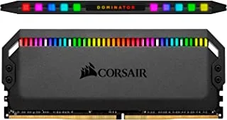 ذاكرة سطح المكتب Corsair Dominator Platinum RGB 32GB (4x8GB) DDR4 3200 (PC4-25600) C16 1.35V - أسود