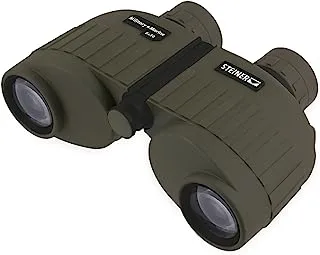 Steiner Military-Marine Series Binoculars, Lightweight Tactical Precision Optics for Any Situation, Waterproof, Green, 8x30