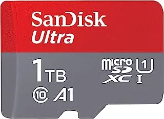 SanDisk 1TB Ultra microSDXC card + SD adapter up to 150 MB/s with A1 App Performance UHS-I Class 10 U1