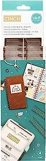 We R Memory Keepers Cinch Wire-1 Inch-Rose Gold (4 Piece) Combs Spines Binding System Bind Books Journals and More Create Metal Coil Inspire Office Home School Supplies Products Polished Decorate