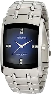 Armitron Men's Crystal Accented Stainless Steel Watch