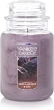 Yankee Candle Dried Lavender & Oak​ Scented, Classic 22 Oz Large Jar Single Wick Candle, Over 110 Hours of Burn Time