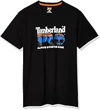 Timberland PRO Men's Cotton Core Chest Logo Short Sleeve T-Shirt, Navy