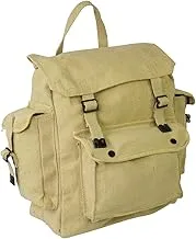 HIGHLANDER-LARGE WEB BACKPACK (POCKETED) BEIGE