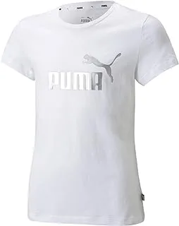 PUMA Girls ESS+ Logo Lifestyle Kids Shirts