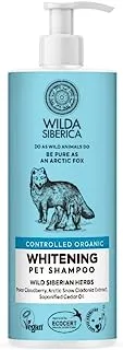 Wilda Siberica Whitening pet shampoo, 400 ml for Dogs & Cats