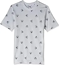 adidas Unisex Child Brand Love Allover Print T-Shirt