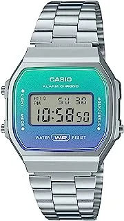 Casio Collection Unisex Digital Watch with Stainless Steel Bracelet – A168WG