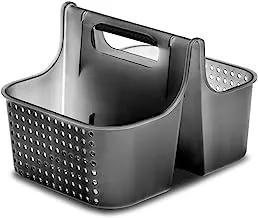 madesmart Tote-CARBON COLLECTION Ventilation Holes, Soft-Grip Handle & BPA-Free, Large