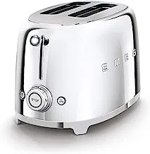 Smeg Silver Toaster - Tsf01Ssuk