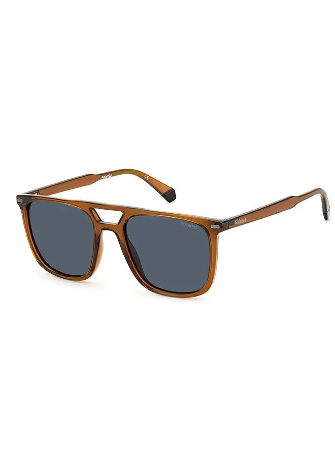 Polaroid Women's UV Protection Square Sunglasses - Pld 4123/S Brown 53 - Lens Size 53 Mm