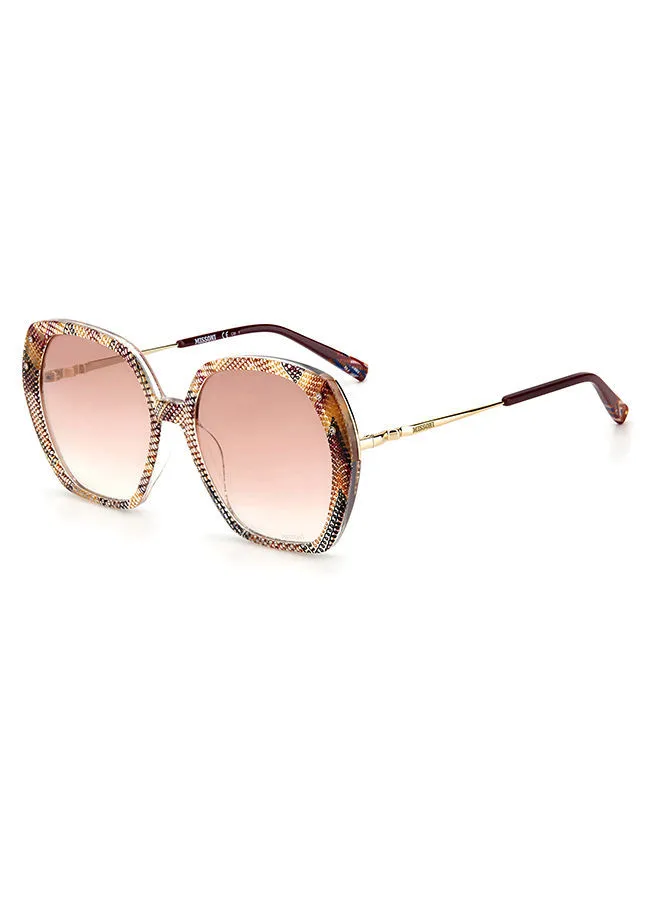 MISSONI Women's UV Protection Cat Eye Sunglasses - Mis 0025/S Plm Multc 56 - Lens Size 56 Mm