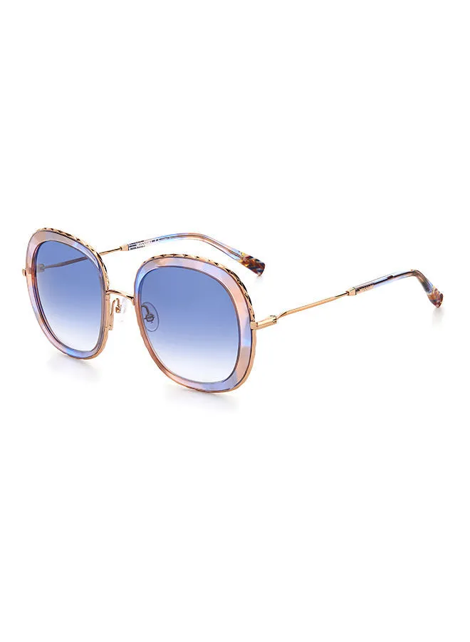MISSONI Women's UV Protection Square Sunglasses - Mis 0034/S Azuhvnpnk 53 - Lens Size 53 Mm