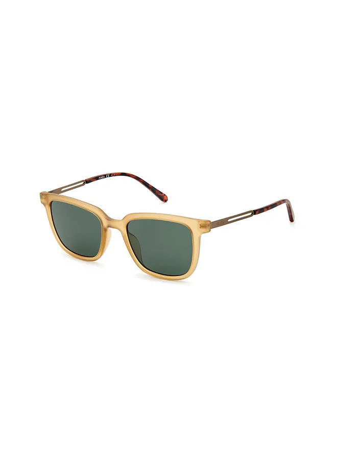 FOSSIL Men's UV Protection Square Sunglasses - Fos 3130/G/S Honey Gd 54 - Lens Size 54 Mm