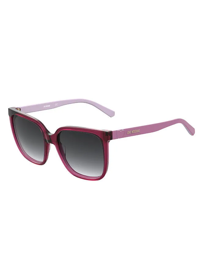 MOSCHINO Women's UV Protection Square Sunglasses - Mol044/S Cherry 56 - Lens Size 56 Mm