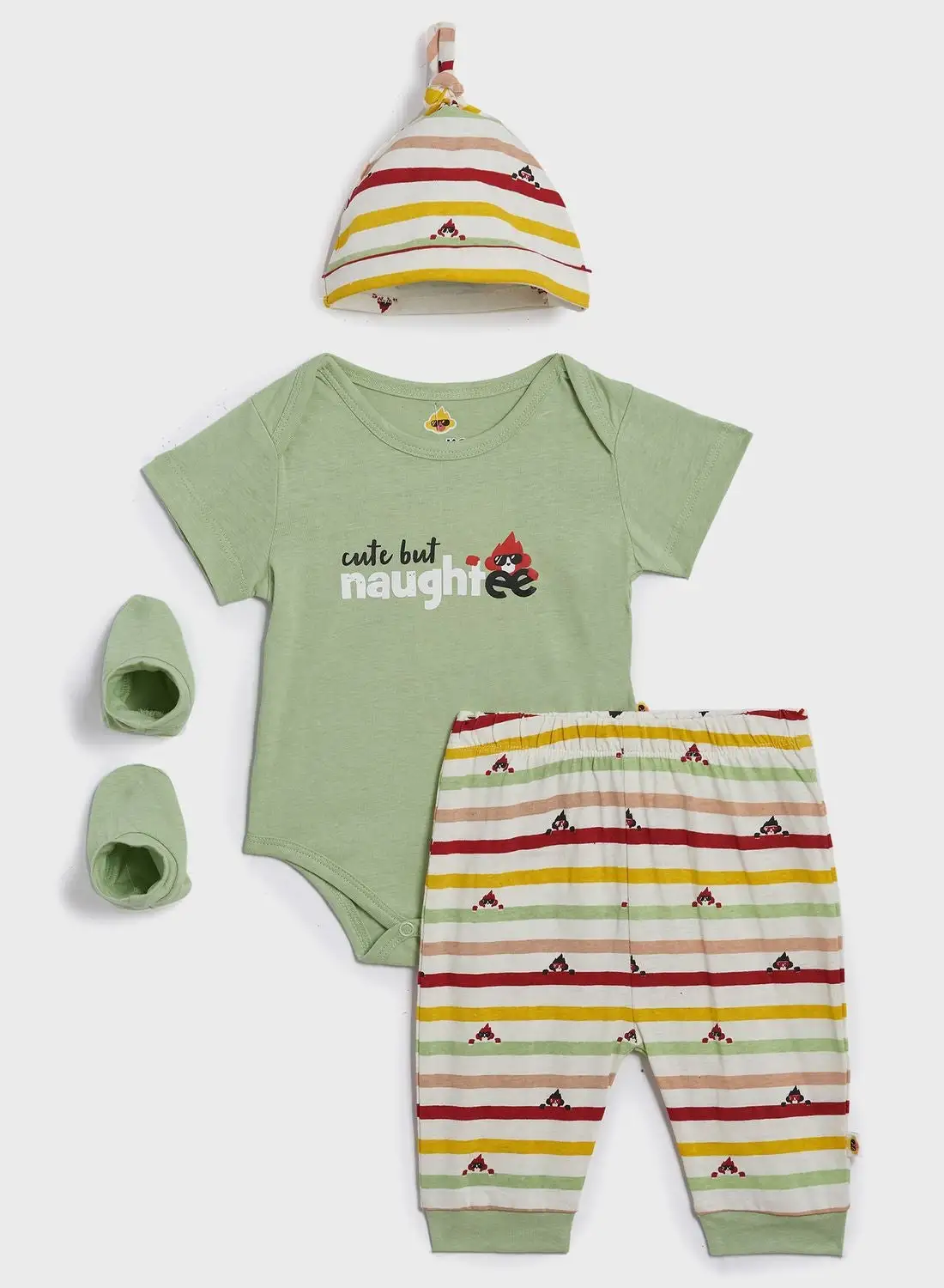 Cheekee Munkee Infant 4 Piece Gift Set