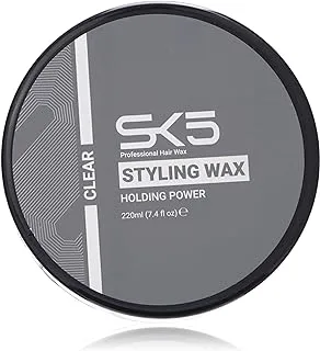 SK5 Hair Styling Wax 220 ml, Clear
