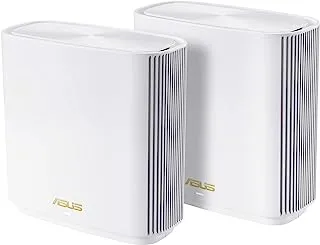ASUS ZenWiFi XT8 AX6600 Tri-band WiFi 6 Mesh Router, 4G 5G Router Replacement, Covearge up to 5500 sq ft, Subscription-free Network Security, Advanced Parental Controls, 2.5G port - White 2 Pack