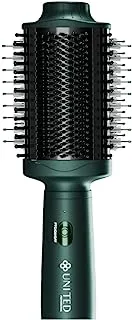 United Professional UN D700 Round Hair Dryer and Styler Brush, Green