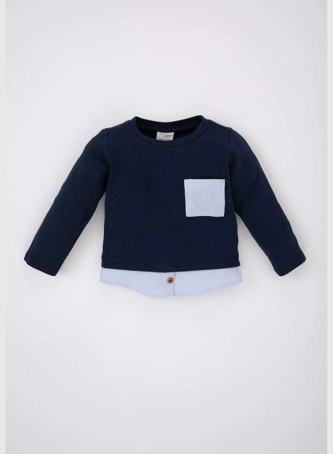 DeFacto BabyBoy Knitted Long Sleeve T-Shirt