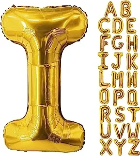 Goldedge Large Gold Letter Balloons Helium Balloons,Foil Mylar Big for Birthday Party Anniversary Supplies Decorations SILVER 32 Inch S229-IG