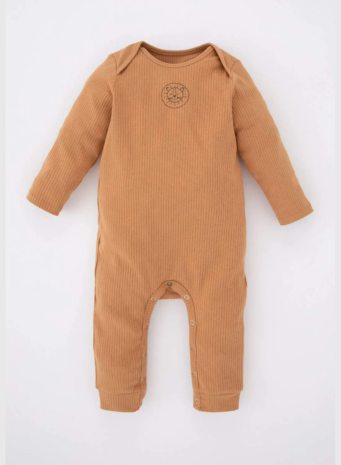 DeFacto BabyBoy Bike Neck Long Sleeve Knitted Overalls