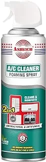 Asmaco Air Conditioner Cleaner, Foaming Spray, Interior, Anti Bacterial, Anti Fungul