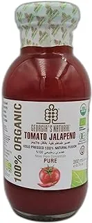 Georgia's Natural Organic Pure Tomato Jalapeno Pepper Juice, 200 ml