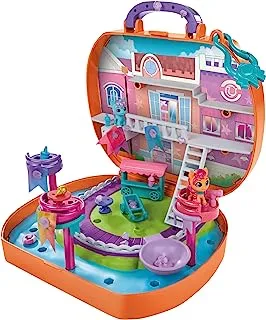 My Little Pony Mini World Magic Compact Creation Maretime Bay Toy - Portable Playset with Sunny Starscout Pony For Kids Ages 5 and Up