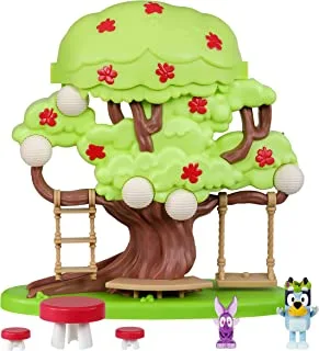 BLUEY Tree Playset With Secret Hideaway, Flower Crown And Fairy Figures Accessories, Green 28.19 x 27.51 2.79 cm Medium 17529