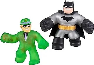 Heroes of Goo Jit Zu - DC Versus Pack - Metallic Batman Vs The Riddler - Squishy, Stretchy, Gooey 2 Pack
