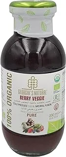 Georgia's Natural Organic Berry Veggie Fusion Juice, 200 ml