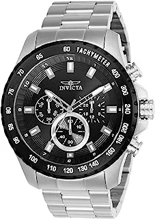 Invicta Men's 24210 Speedway Analog Display Quartz Silver Watch, Stainless Steel, Quartz Watch