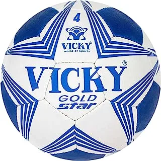 فيكي جولد ستار ، مقاس 4 كرة قدم ، أزرق-أبيض