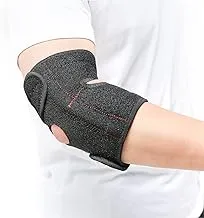 Solmyr Elbow Brace, Tennis Elbow Support Brace, Elbow Strap for Tendinitis, Sprained Elbows, Golfer's Elbow, Adjustable Elbow Strap with Dual-Spring Stabilizer,Provides Support and Relieve Pain,Unisex
