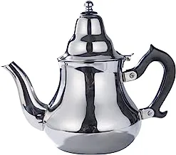 Al Sanidi Stainless Steel Moroccan Teapot - 1 Liter
