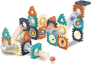 Joyzzz Marble Run Building Blocks, Marble Runs for Kids, Unique Design STEM Toy Set for Toddlers, Girls, Boys Preschool Montessori Toys, Great Learning and Teaching Gift for Birthdays