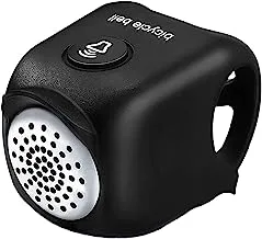 Joyzzz Electric Bike Bell - 90dB Loud Bike Horn for Adults and Kids, Waterproof Bicycle Bell with 4 Sound Modes, Bicycle Horn for Road and Mountain Bike