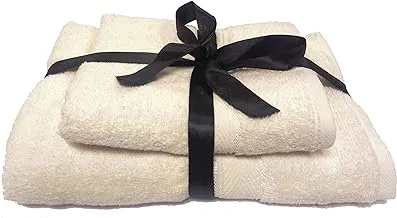 Princes Terry Towel 2pcs Set Cream (White)