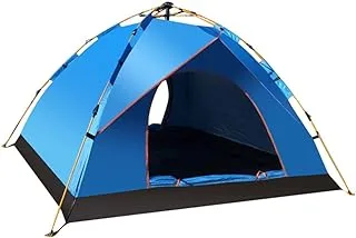 Joyzzz Camping Tent - 3-4 Person Family Tent Instant Easy Set up Tent with Carry Bag, Waterproof Windproof Pop Up Tent for Camping, Hiking, Mountaineering