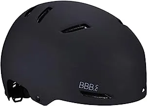 خوذة ركوب الدراجات الهوائية BBB BHE-150 ، متوسطة ، أسود غير لامع