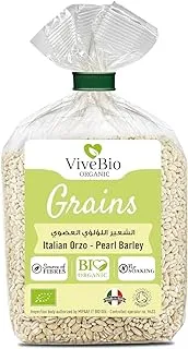 Vive Bio Organic Italian Orzo-Pearl Barley, 500 gm