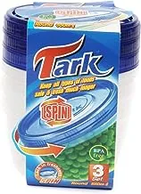 Tark Food Container with A Plastic Lid, 550 ml
