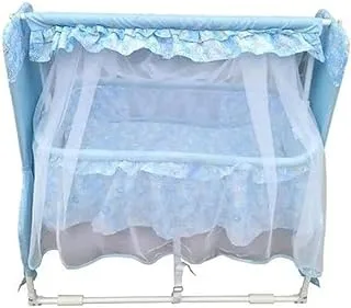 Babylove 27-732 Cradle with Mosquito Net, Blue