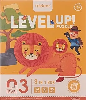 Mideer MD3103 3-In-1 Level 3 Nature Advanced Puzzles